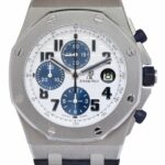 Audemars Piguet Royal Oak Offshore Chrono Navy Blue Panda 42mm Watch 26170ST