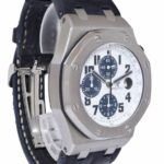 Audemars Piguet Royal Oak Offshore Chrono Navy Blue Panda 42mm Watch 26170ST