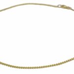 Faberge 18k Yellow Gold Curb Chain Link Necklace 16"