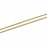 Faberge 18k Yellow Gold Curb Chain Link Necklace 16"