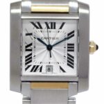 Cartier Tank Francaise Large 18k Yellow Gold/Steel Automatic Watch 2302