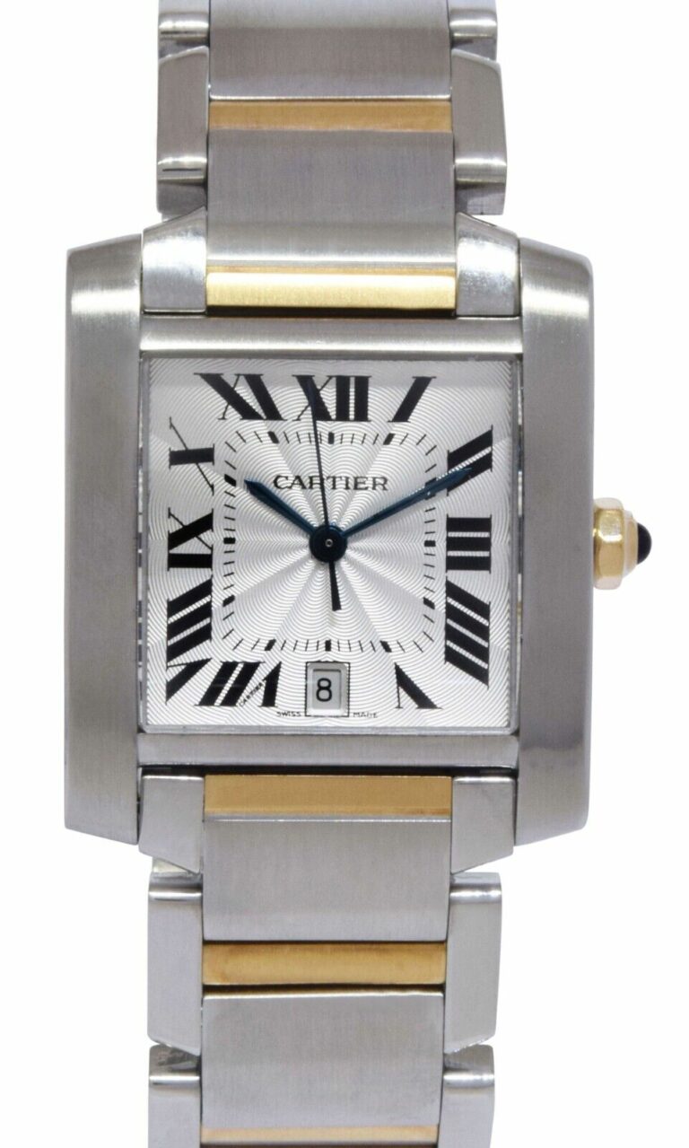 Cartier Tank Francaise Large 18k Yellow Gold/Steel Automatic Watch 2302