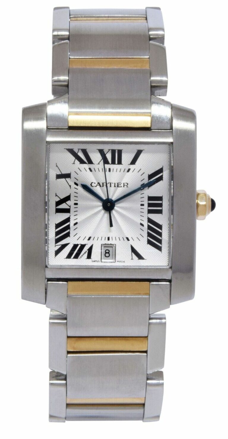 Cartier Tank Francaise Large 18k Yellow Gold/Steel Automatic Watch 2302