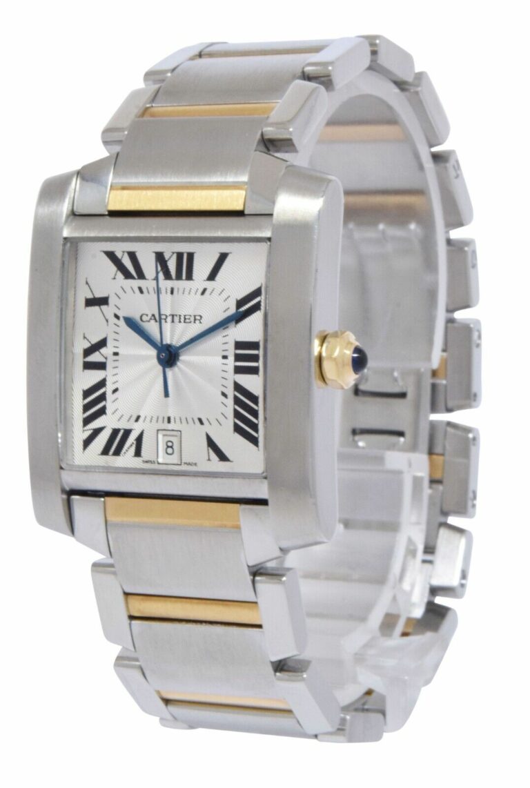 Cartier Tank Francaise Large 18k Yellow Gold/Steel Automatic Watch 2302