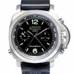 Panerai Luminor Rattrapante Chronograph PAM 213 Steel 44mm Watch B/P PAM00213