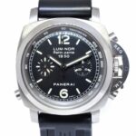 Panerai Luminor Rattrapante Chronograph PAM 213 Steel 44mm Watch B/P PAM00213