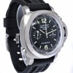 Panerai Luminor Rattrapante Chronograph PAM 213 Steel 44mm Watch B/P PAM00213