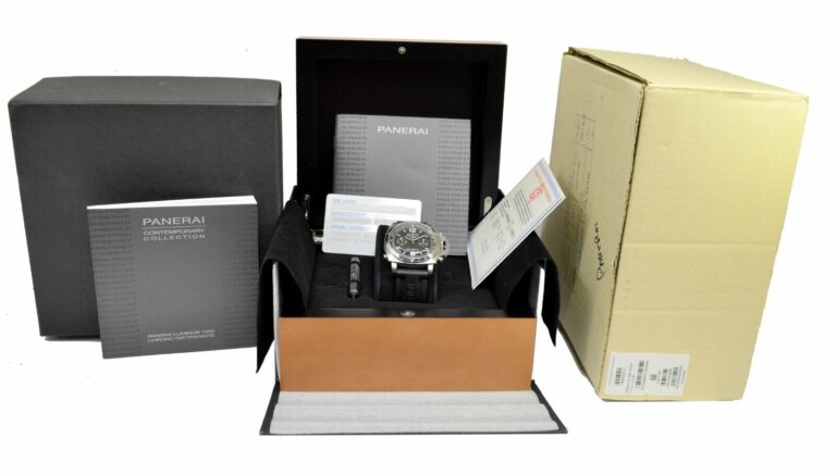 Panerai Luminor Rattrapante Chronograph PAM 213 Steel 44mm Watch B/P PAM00213