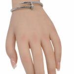 Cartier Juste Un Clou Bracelet Diamond 18k White Gold Nail 16 +Cert '21 B6048716