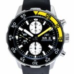 IWC Aquatimer 3767 Chronograph Steel Black/Yellow Mens 44mm Watch B/B IW376702