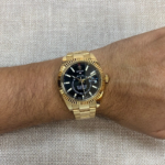 Rolex Sky-Dweller GMT 18k Yellow Gold Black Dial 42mm Watch +Card '18 326938