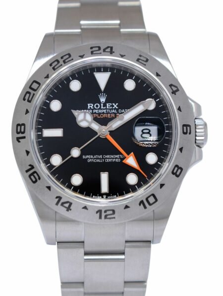 Rolex Explorer II GMT Steel Black Dial Mens 42mm Watch 226570