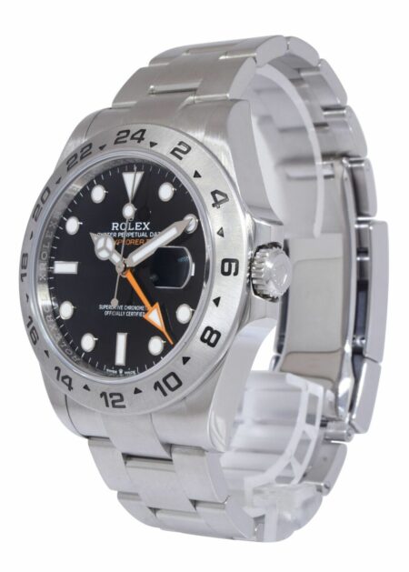 Rolex Explorer II GMT Steel Black Dial Mens 42mm Watch 226570