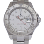 Rolex Yacht-Master 40 Stainless Steel 
Platinum Mens Automatic Watch +12 16622