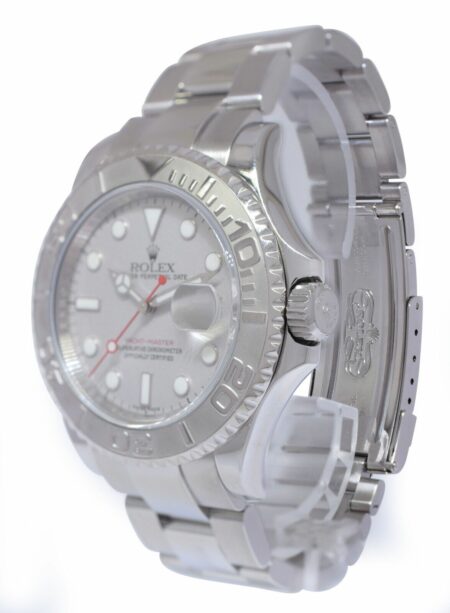 Rolex Yacht-Master Stainless Steel & Platinum Mens 40mm Automatic Watch M 16622