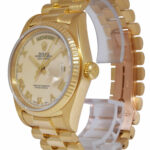 Rolex Day-Date President 18k Yellow Gold Ivory Roman Dial 36mm Watch '79 18038