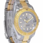 Rolex Yacht-Master 18k Yellow Gold/Steel Rhodium Dial Ladies 35mm Watch U 68623