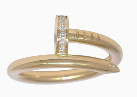 Cartier Juste Un Clou Ring 18k Yellow Gold Nail Size 53 B/P '22 B4216953