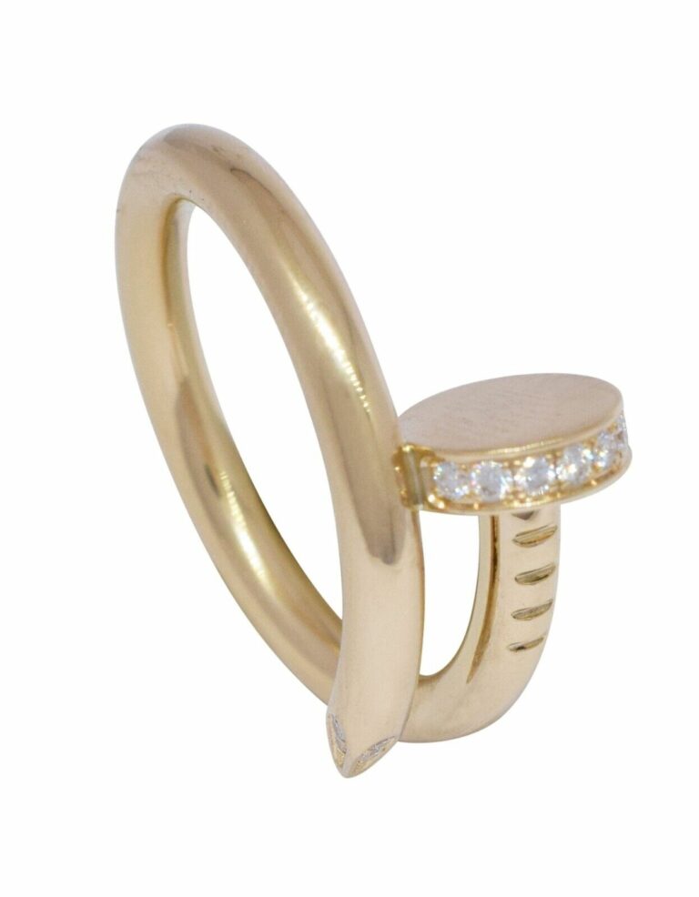 Cartier Juste Un Clou Ring 18k Yellow Gold Nail Size 53 B/P '22 B4216953