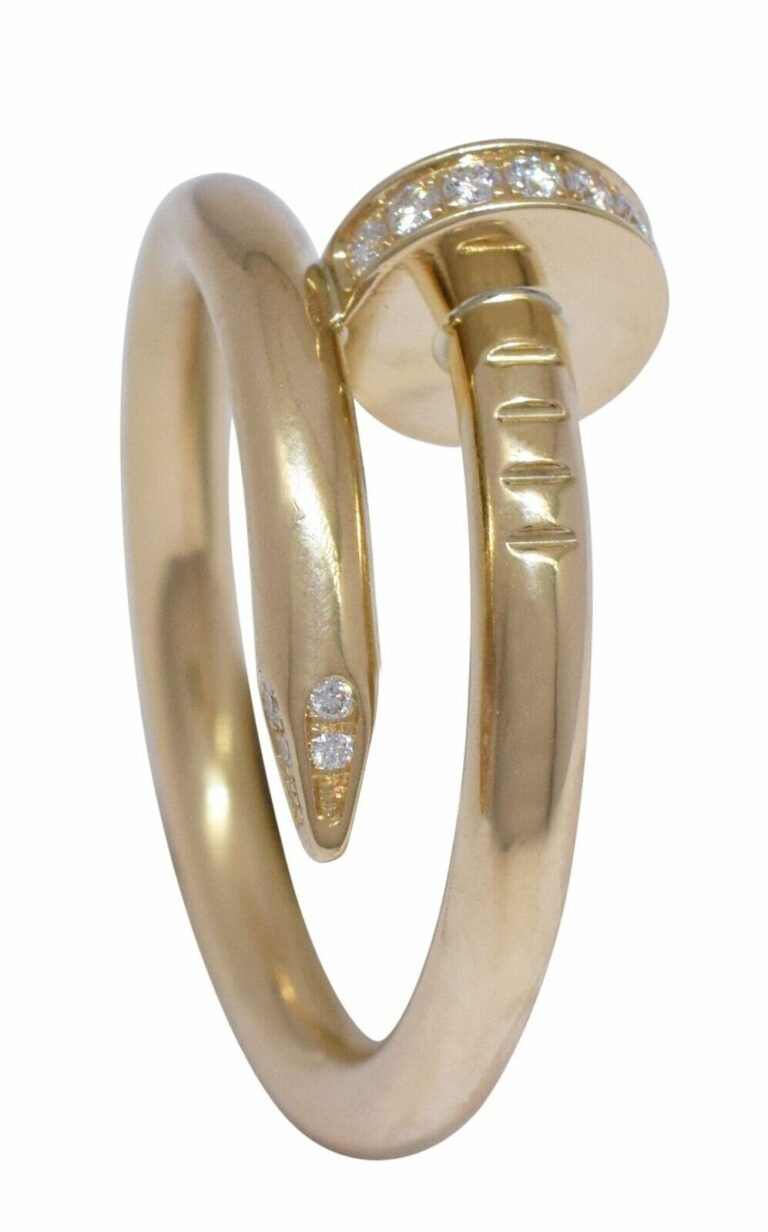 Cartier Juste Un Clou Ring 18k Yellow Gold Nail Size 53 B/P '22 B4216953