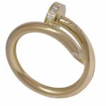 Cartier Juste Un Clou Ring 18k Yellow Gold Nail Size 53 B/P '22 B4216953