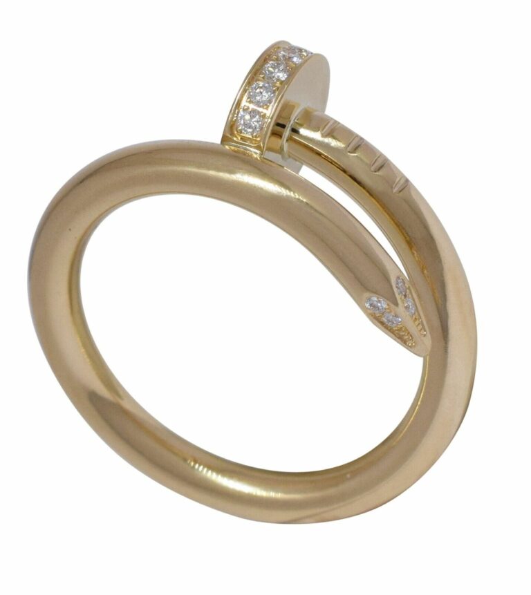 Cartier Juste Un Clou Ring 18k Yellow Gold Nail Size 53 B/P '22 B4216953