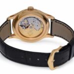 Patek Philippe Annual Calendar 5205 18k Rose Gold Black Dial Watch B/P '13 5205R