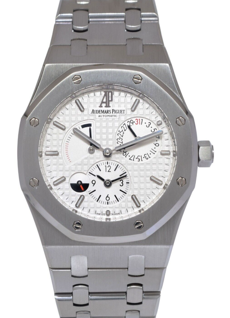 Audemars Piguet Royal Oak Steel Dual Time 39mm Watch B/P 26120ST.OO.1220ST.01