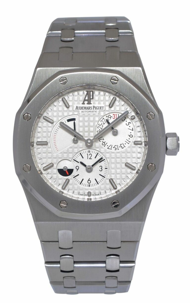 Audemars Piguet Royal Oak Steel Dual Time 39mm Watch B/P 26120ST.OO.1220ST.01