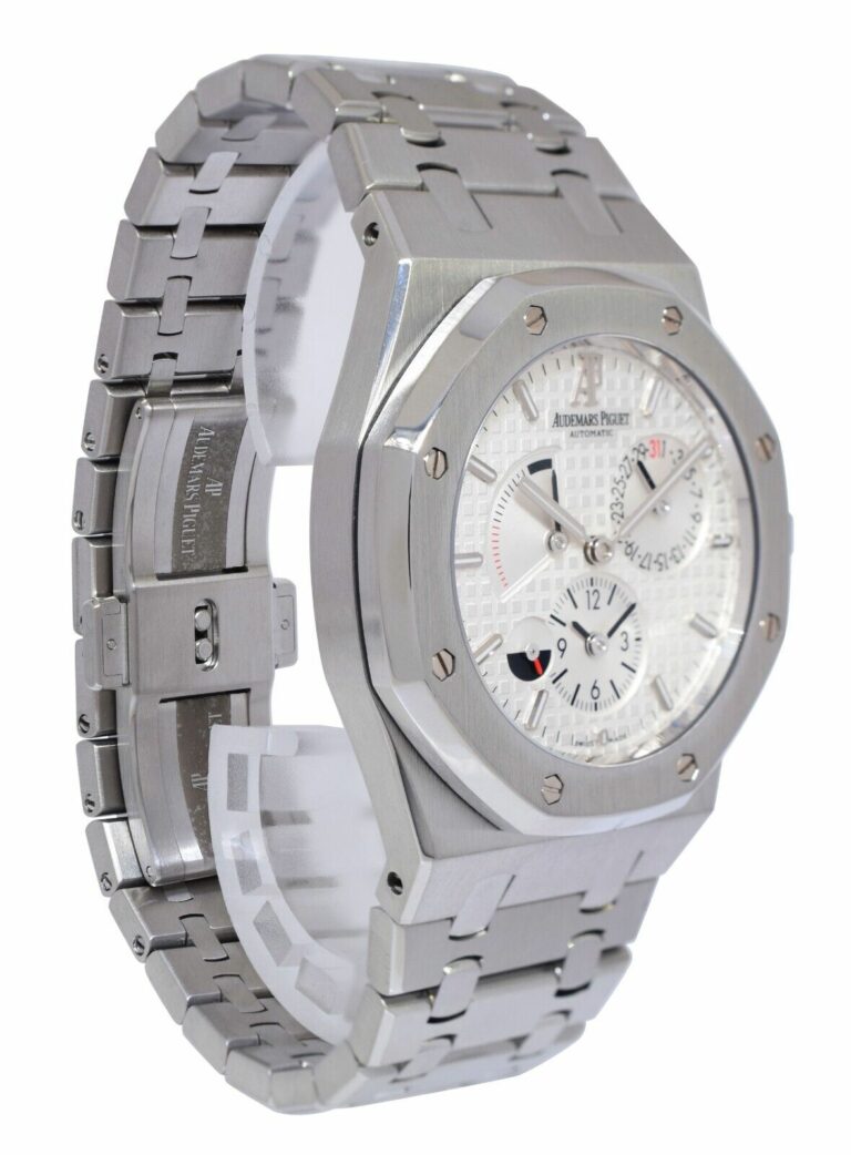 Audemars Piguet Royal Oak Steel Dual Time 39mm Watch B/P 26120ST.OO.1220ST.01