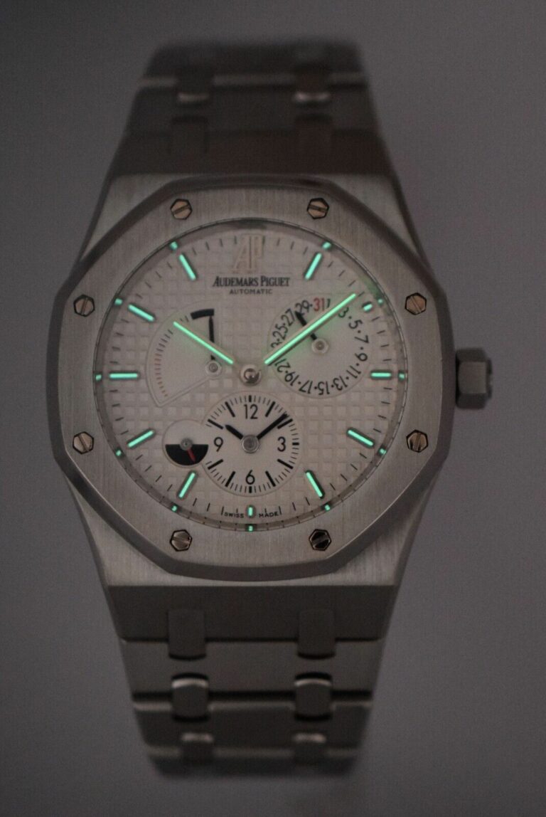 Audemars Piguet Royal Oak Steel Dual Time 39mm Watch B/P 26120ST.OO.1220ST.01