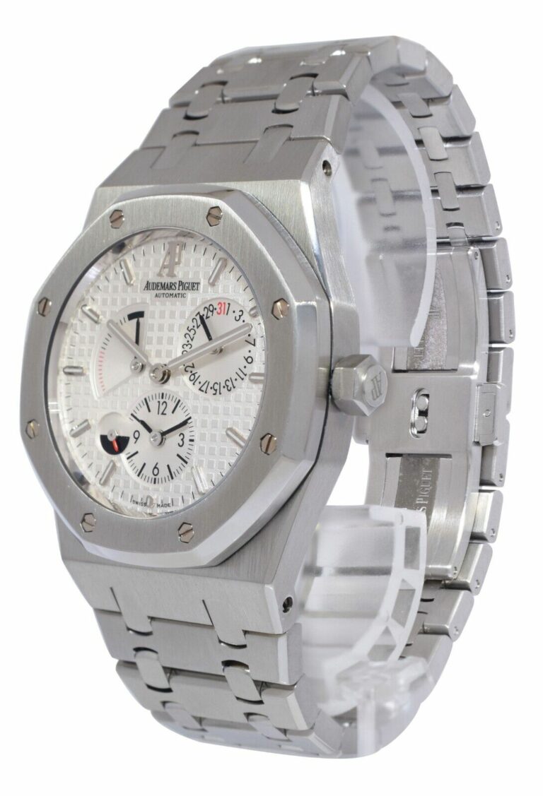 Audemars Piguet Royal Oak Steel Dual Time 39mm Watch B/P 26120ST.OO.1220ST.01