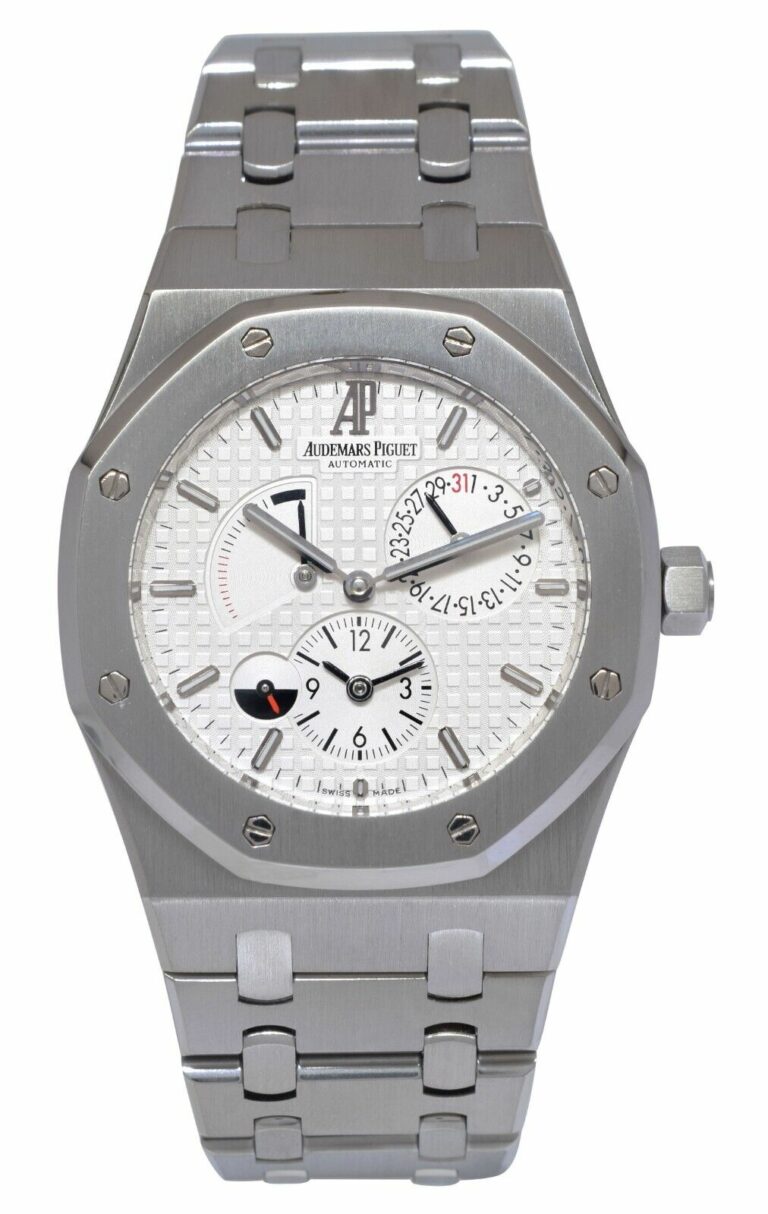 Audemars Piguet Royal Oak Steel Dual Time 39mm Watch B/P 26120ST.OO.1220ST.01