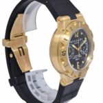 Bvlgari Diagono Scuba Chronograph 18k Yellow Gold Mens Watch B/P Bulgari SC38G