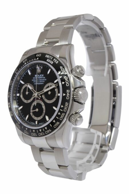 NOS Rolex Daytona Chronograph Steel & Ceramic Black 40mm Watch B/P '24 126500