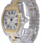 Cartier Roadster 18k Yellow Gold/Steel Silver Dial Automatic Watch W62031Y4 2510