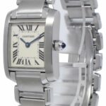 Cartier Tank Francaise Small Stainless Steel Ladies Quartz 20mm Watch 2384