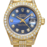 Rolex Datejust President 18k Yellow Gold 
Diamond Ladies 26mm Watch E 69178