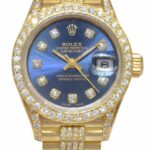 Rolex Datejust President 18k Yellow Gold 
Diamond Ladies 26mm Watch E 69178