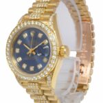 Rolex Datejust President 18k Yellow Gold 
Diamond Ladies 26mm Watch E 69178