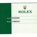 Rolex Submariner Date Steel Green Stones 
Diamond 40mm Watch +Card 116610