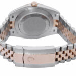 Rolex Datejust 41 18k Rose Gold/Steel Wimbledon Gray Dial Mens Watch 126331