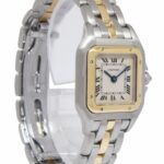 Cartier Panthere Small 1 Row 18k Yellow Gold/Steel Ladies 22mm Watch 1057917