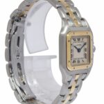 Cartier Panthere Small 1 Row 18k Yellow Gold/Steel Ladies 22mm Watch 1057917