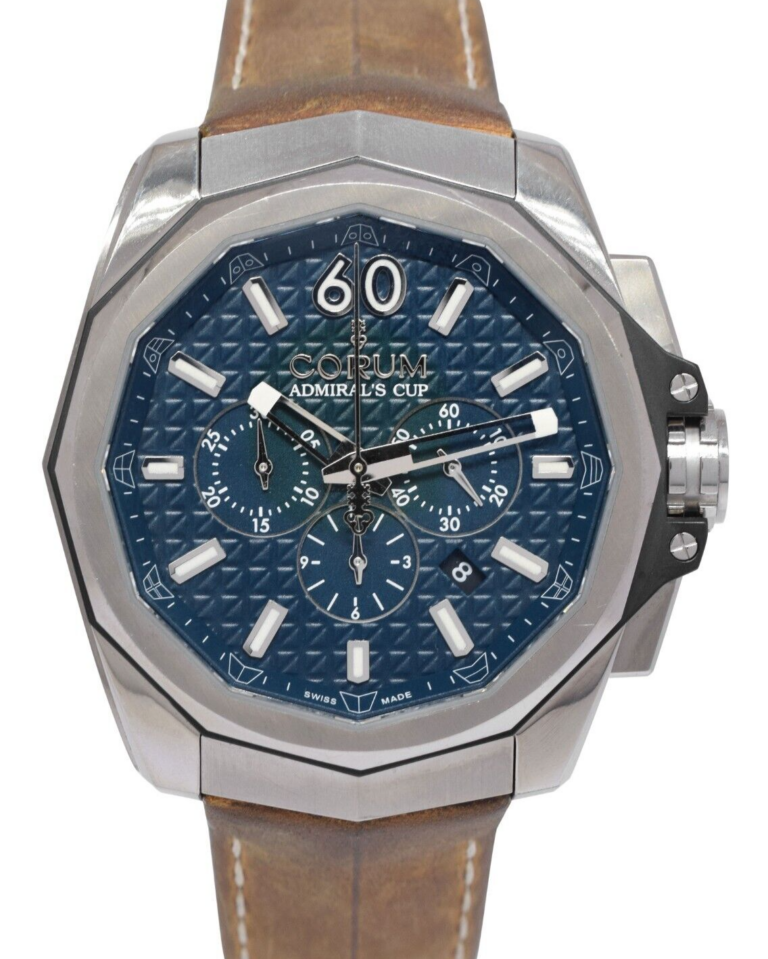 Corum Admiral's Cup AC-One Chronograph Titianium/Steel 45mm Watch 01.0116