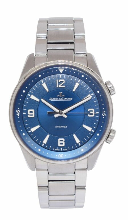 Jaeger LeCoultre Polaris Steel Blue Dial Mens 41mm Watch B/P Q9008180 841.8.37.S