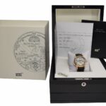 Montblanc Nicolas Rieussec Open Home Time 18k Rose Gold 43mm Watch B/P 107067