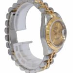 Rolex Datejust 18k Yellow Gold/Steel Champagne Roman Ladies 26mm Watch D 179173