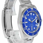 Rolex Submariner Date Steel/Ceramic Blue Dial/Bezel Mens 40mm Watch 116610