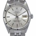 Rolex Date Steel Silver Dial USA Bracelet Mens 34mm Vintage Watch '66 1501